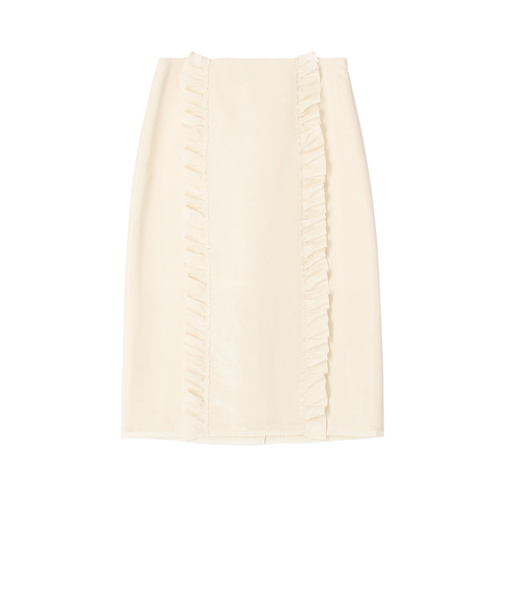 グロッシーフリル タイトスカート