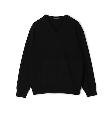 スコットランドカシミヤ Vネックプルオーバー