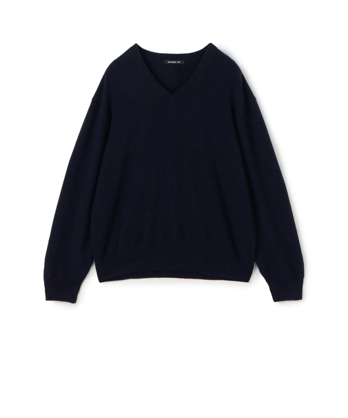 スコットランドカシミヤ Vネックプルオーバー