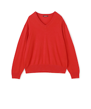 スコットランドカシミヤ Vネックプルオーバー