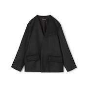 スムースビーバー カラーレスジャケット