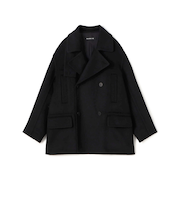 ウールダブルフェイス  ピーコート