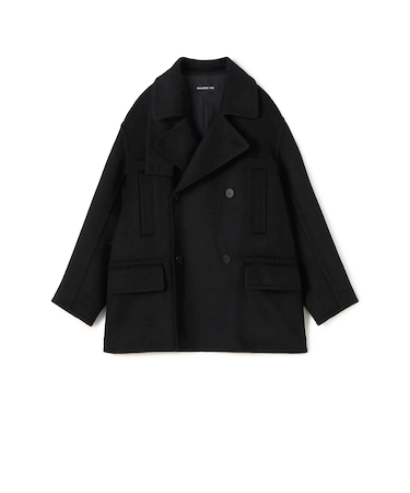 ウールダブルフェイス ピーコート