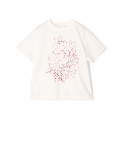 ボタニカルエンブロイダリー Tシャツ