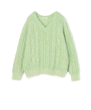 モヘヤビンテージ Vネックプルオーバー