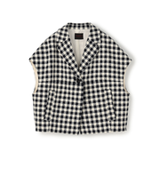 タムタムギンガム ノッチドカラージレ