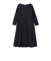 ミルドスムース ボートネック ワンピース