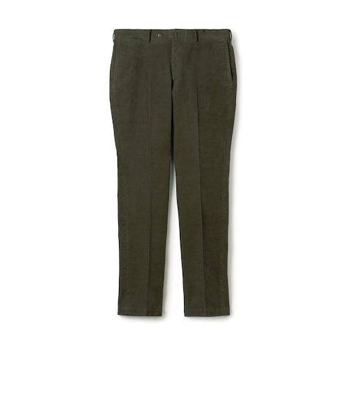 ウールモヘア 2プリーツ ワイドストレートスラックス｜トゥモロ