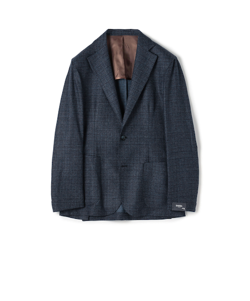 BARBA EASY J1 ウール シングルブレステッド2Bジャケット｜トゥモロ