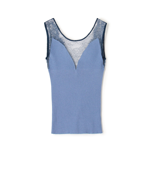 別注】babaco×Edition レースコンビ リブタンクトップ｜トゥモロ