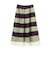 DRIES VAN NOTEN SONI BIS 8031 コットン ボーダーフレアスカート