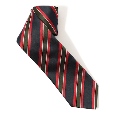 STEFANO BIGI シルク レジメンタルネクタイ