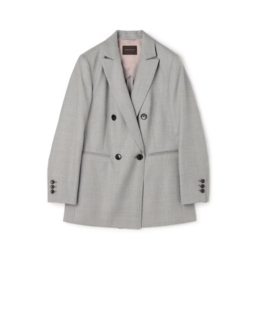 ZELANDER GLEN CHECK ダブルブレストジャケット