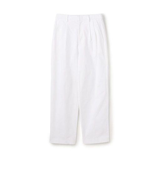 コットンオックスストレッチ イージータックパンツ