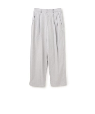 コットンオックスストレッチ イージータックパンツ