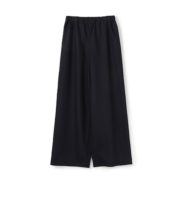 ウォッシャブルギャバジン イージーセミワイドパンツ