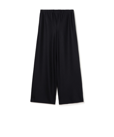 ウォッシャブルギャバジン イージーセミワイドパンツ