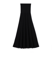 ストレッチコットン フレアマキシスカート