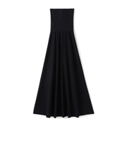 ストレッチコットン フレアマキシスカート