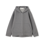 ダンボールニット フーデッドブルゾン