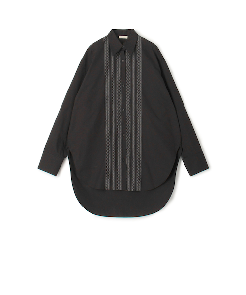 マーガレットカットジャカード ウエストギャザーブラウス｜トゥモロ