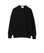 TOMORROWLAND tricot ギザコットン クルーネックプルオーバーニット