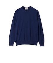 TOMORROWLAND tricot ギザコットン クルーネックプルオーバーニット