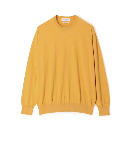 TOMORROWLAND tricot ギザコットン クルーネックプルオーバーニット