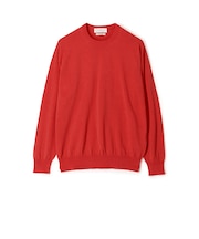 TOMORROWLAND tricot ギザコットン クルーネックプルオーバーニット