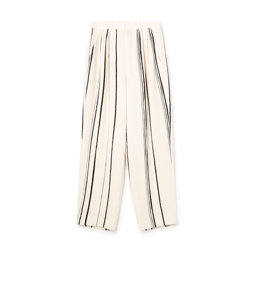 ドローイングラインプリント イージータックパンツ