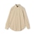 ポリエステルコットンジャージー ループボタンダウンシャツ