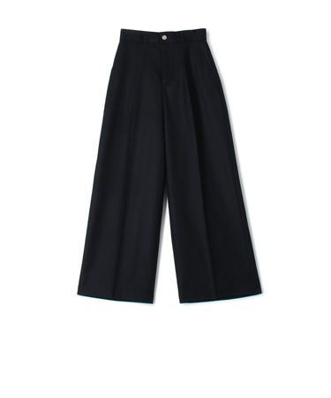 ウールサキソニー ハイウエストパンツ