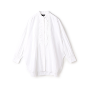 【別注】ne Quittez pas BLACK FRILL COLLAR シャツ