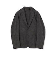 ウールシルクナイロン シングルブレステッド 2Bジャケット CARLO BARBERA
