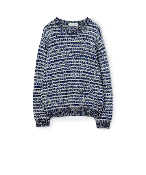 TOMORROWLAND tricot コットン マルチカラー クルーネックニット