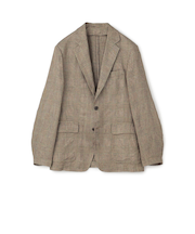 アイリッシュリネン シングルブレステッド 3Bジャケット