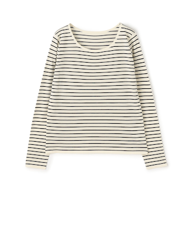 シルク ラウンドネックプルオーバー