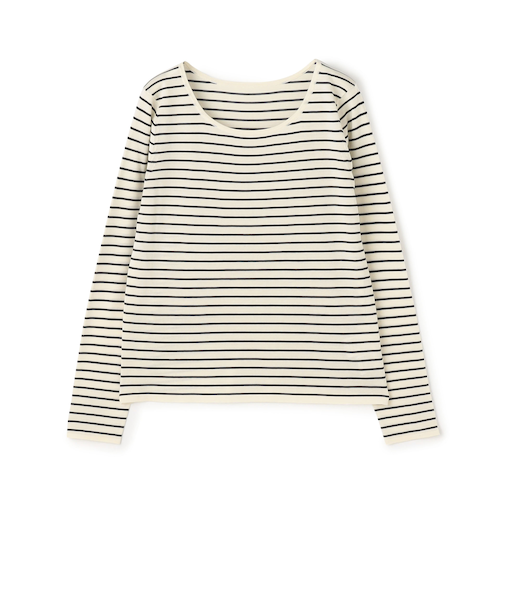 シルク ラウンドネックプルオーバー