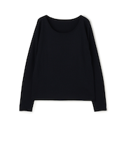 シルク ラウンドネックプルオーバー