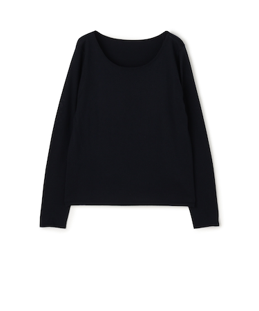 シルク ラウンドネックプルオーバー