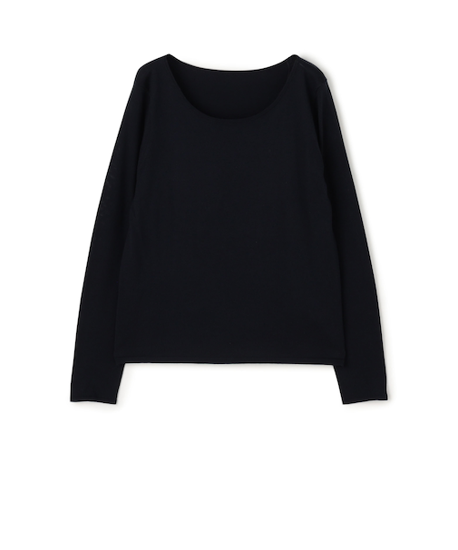 シルク ラウンドネックプルオーバー