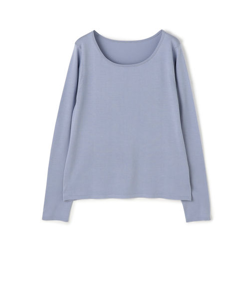 シルク ラウンドネックプルオーバー