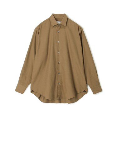 ERRICO FORMICOLA コットンネル レギュラーカラーシャツ