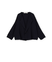 トリアセテートポリエステルダブルクロス カラーレスワイドジャケット