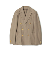 コットンダブルニット ダブルブレステッド6Bブレザー DONDY