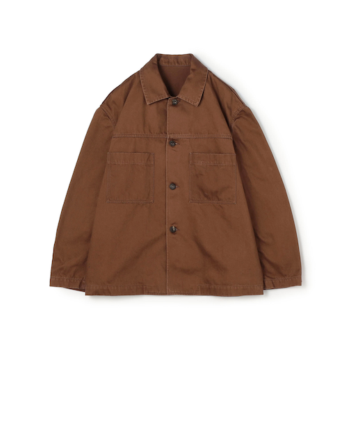 サンフェードデニム ツーポケットブルゾン