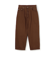 サンフェードデニム セミワイドパンツ