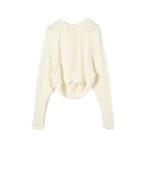 【美品】mame kurogouchi Lace Knitted Top Mame Kurogouchi】Lace Knitted Top | ショップニュース | VIORO