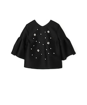 【別注】FLICKA for TOMORROWLAND with bijou トップス