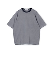 TOMORROWLAND Tricot シーアイランドコットン ハーフスリーブクルーネックニット